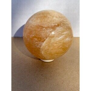 Beautiful Honey Calcite Sphere 68 mm